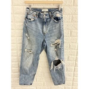 ABERCROMBIE & FITCH WOMENS JEANS SIZE 29/ 8 S THE ANKLE STRAIGHT ULTRA HIGH RISE